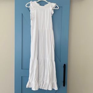 Ladies White Maxi Dress